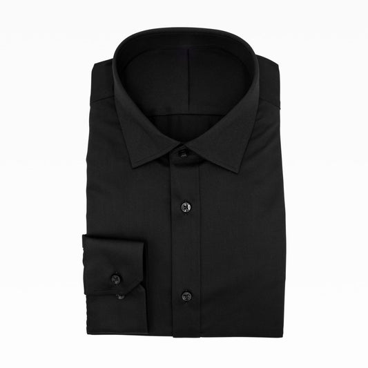 TEXO Easy Iron | Made-to-Order Dress Shirt (Black)